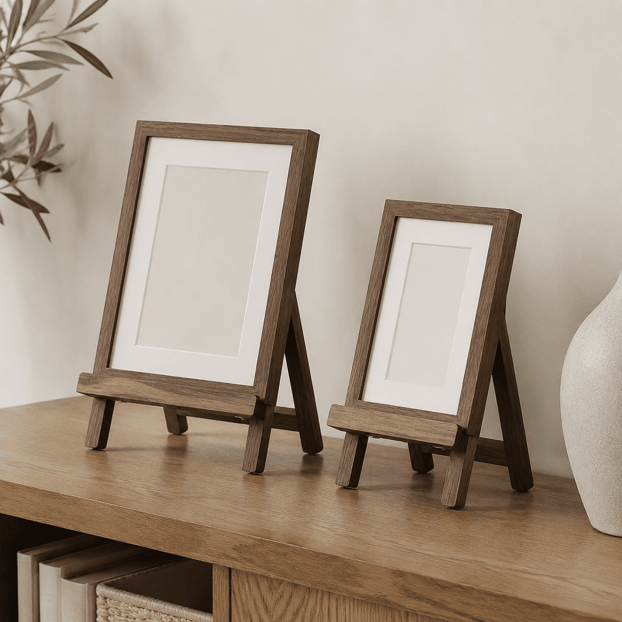 Tabletop Easel Pair